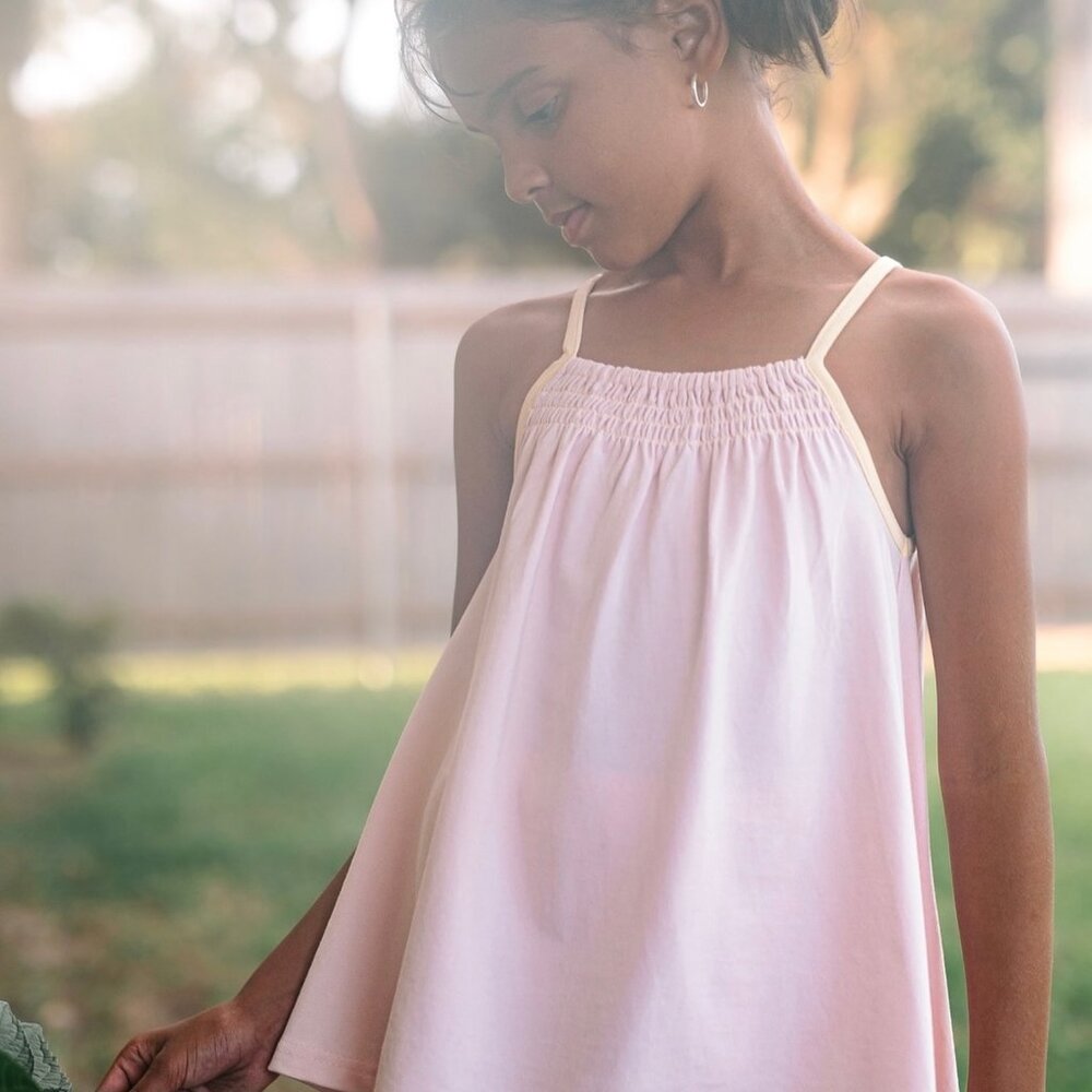 OmiJo by Well Dressed Wolf 1980’s Summer Set in Pink w/Yellow Shorts size 8y NWT